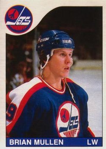 #195 Brian Mullen - Winnipeg Jets - 1985-86 O-Pee-Chee Hockey