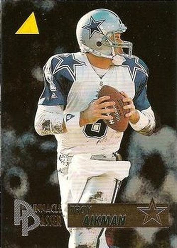 #195 Troy Aikman - Dallas Cowboys - 1995 Pinnacle Football
