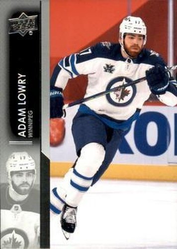 #195 Adam Lowry - Winnipeg Jets - 2021-22 Upper Deck Hockey