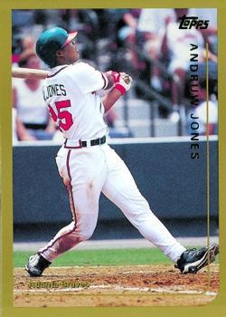 #195 Andruw Jones - Atlanta Braves - 1999 Topps Baseball