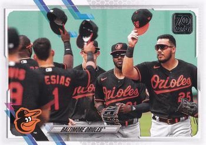 #195 Baltimore Orioles - Baltimore Orioles - 2021 Topps Baseball