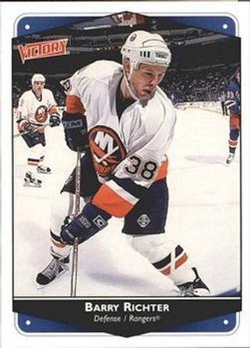 #195 Barry Richter - New York Rangers - 1999-00 Upper Deck Victory Hockey