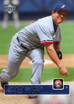 #195 Bartolo Colon - Montreal Expos - 2003 Upper Deck Baseball