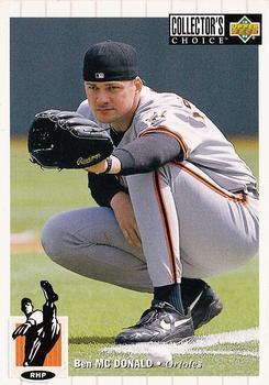 #195 Ben McDonald - Baltimore Orioles - 1994 Collector's Choice Baseball