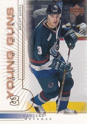 #195 Brent Sopel - Vancouver Canucks - 2000-01 Upper Deck Hockey