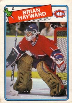 #195 Brian Hayward - Montreal Canadiens - 1988-89 O-Pee-Chee Hockey