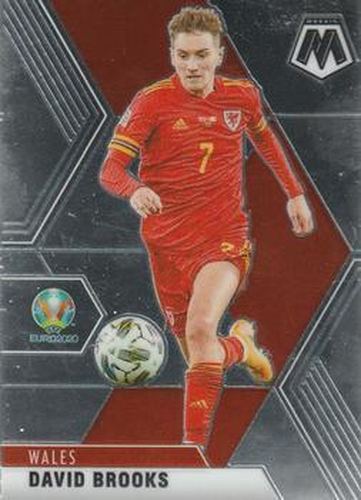 #195 David Brooks - Wales - 2021 Panini Mosaic UEFA EURO Soccer