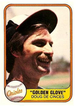 #195 Doug DeCinces - Baltimore Orioles - 1981 Fleer Baseball