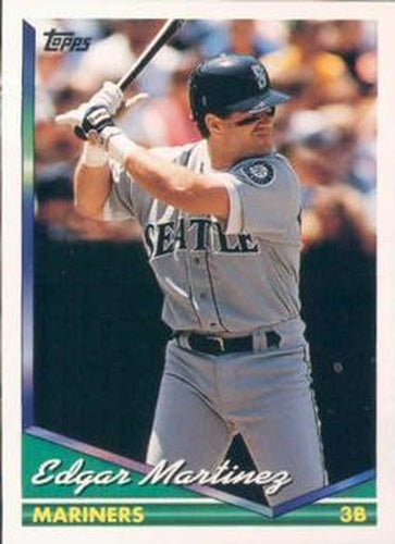 #195 Edgar Martinez - Seattle Mariners - 1994 Topps Baseball
