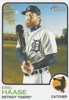 #195 Eric Haase - Detroit Tigers - 2022 Topps Heritage Baseball