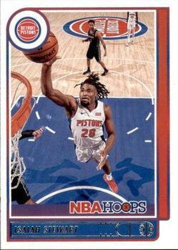 #195 Isaiah Stewart - Detroit Pistons - 2021-22 Hoops Basketball