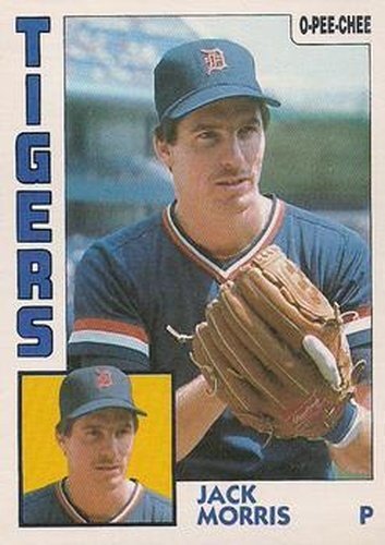 #195 Jack Morris - Detroit Tigers - 1984 O-Pee-Chee Baseball