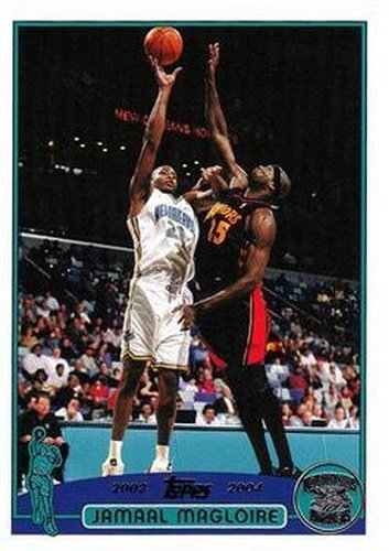 #195 Jamaal Magloire - New Orleans Hornets - 2003-04 Topps Basketball