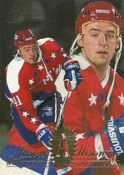 #195 Jason Allison - Washington Capitals - 1994-95 Flair Hockey