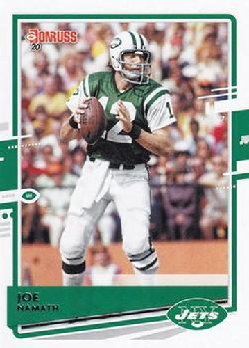 #195 Joe Namath - New York Jets - 2020 Donruss Football