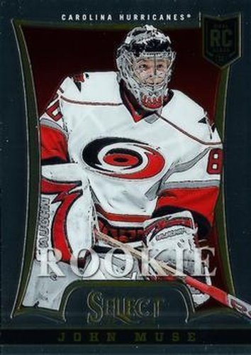 #195 John Muse - Carolina Hurricanes - 2013-14 Panini Select Hockey