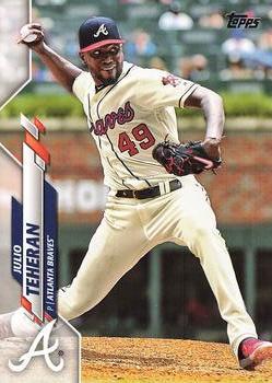 #195 Julio Teheran - Atlanta Braves - 2020 Topps Baseball