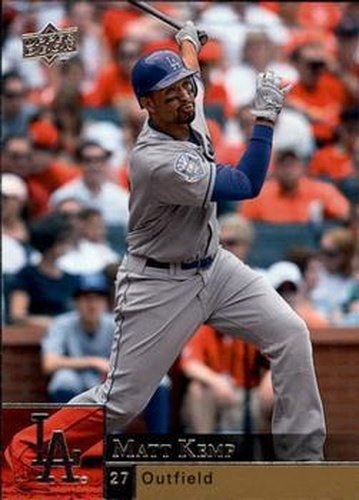 #195 Matt Kemp - Los Angeles Dodgers - 2009 Upper Deck Baseball