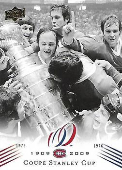 #195 Coupe Stanley Cup - Montreal Canadiens - 2008-09 Upper Deck Montreal Canadiens Centennial Hockey