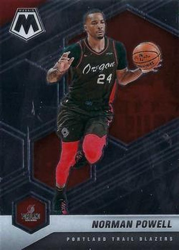 #195 Norman Powell - Portland Trail Blazers - 2020-21 Panini Mosaic Basketball