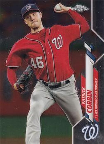 #195 Patrick Corbin - Washington Nationals - 2020 Topps Chrome Baseball