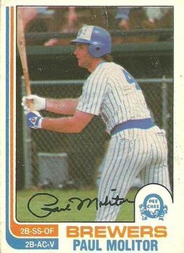 #195 Paul Molitor - Milwaukee Brewers - 1982 O-Pee-Chee Baseball