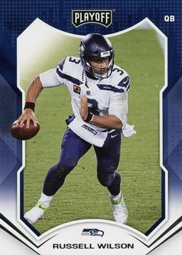 #195 Russell Wilson - Seattle Seahawks - 2021 Panini Playoff Football