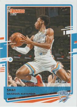 #195 Shai Gilgeous-Alexander - Oklahoma City Thunder - 2020-21 Donruss Basketball