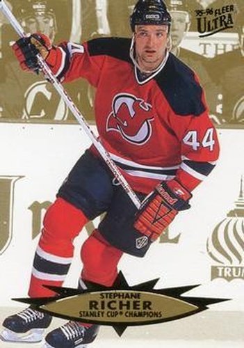 #195 Stephane Richer - New Jersey Devils - 1995-96 Ultra Hockey