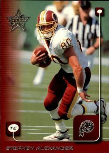 #195 Stephen Alexander - Washington Redskins - 1999 Leaf Rookies & Stars Football