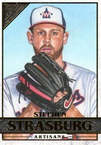#195 Stephen Strasburg - Washington Nationals - 2020 Topps Gallery Baseball