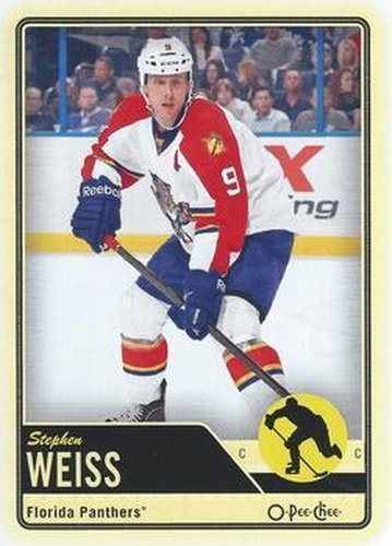 #195 Stephen Weiss - Florida Panthers - 2012-13 O-Pee-Chee Hockey