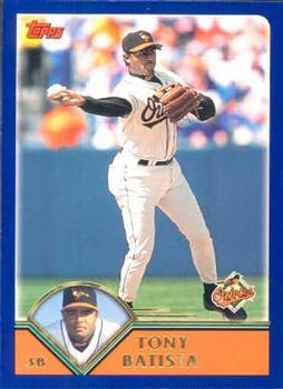 #195 Tony Batista - Baltimore Orioles - 2003 Topps Baseball