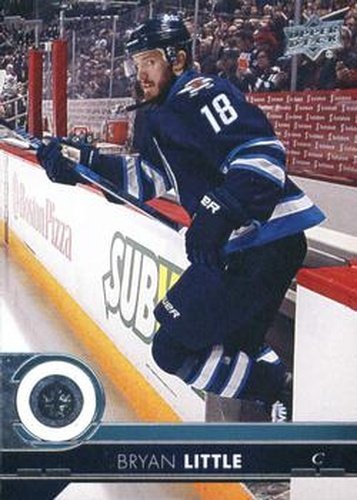 #195 Bryan Little - Winnipeg Jets - 2017-18 Upper Deck Hockey