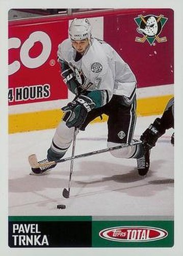 #195 Pavel Trnka - Anaheim Mighty Ducks - 2002-03 Topps Total Hockey
