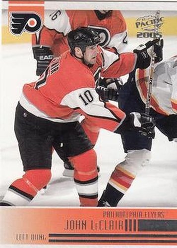 #195 John LeClair - Philadelphia Flyers - 2004-05 Pacific Hockey
