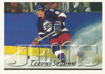 #195 Teemu Selanne - Winnipeg Jets - 1995-96 Topps Hockey