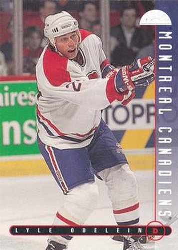 #195 Lyle Odelein - Montreal Canadiens - 1995-96 Leaf Hockey