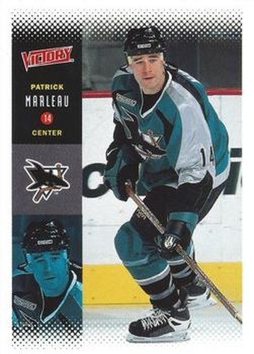 #195 Patrick Marleau - San Jose Sharks - 2000-01 Upper Deck Victory Hockey