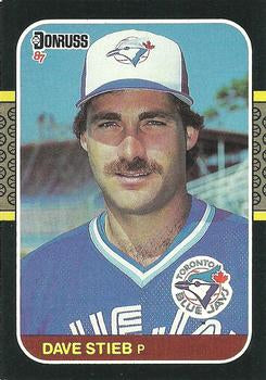 #195 Dave Stieb - Toronto Blue Jays - 1987 Donruss Baseball