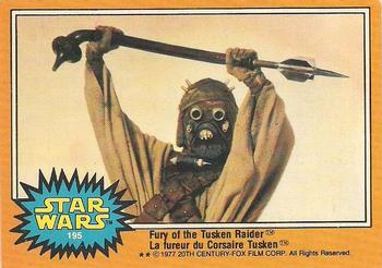 #195 Fury of the Tusken Raider - 1977 O-Pee-Chee Star Wars