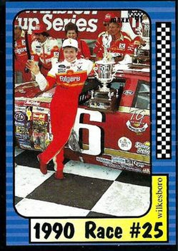 #195 1990 Race #25-North Wilkesboro - Roush Racing - 1991 Maxx Racing