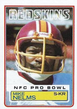 #195 Mike Nelms - Washington Redskins - 1983 Topps Football