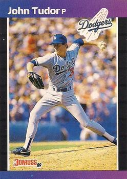 #195 John Tudor - Los Angeles Dodgers - 1989 Donruss Baseball