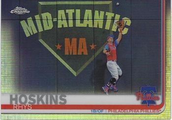 #195b Rhys Hoskins - Philadelphia Phillies - 2019 Topps Chrome Baseball