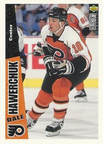 #196 Dale Hawerchuk - Philadelphia Flyers - 1996-97 Collector's Choice Hockey