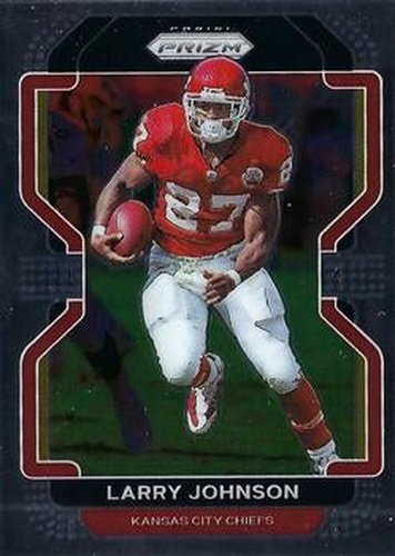 #196 Larry Johnson - Kansas City Chiefs - 2021 Panini Prizm Football