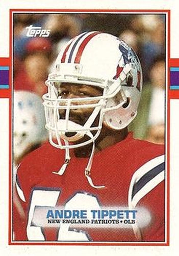 #196 Andre Tippett - New England Patriots - 1989 Topps Football