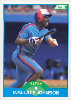 #196 Wallace Johnson - Montreal Expos - 1989 Score Baseball