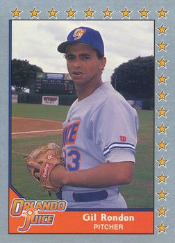 #196 Gil Rondon - Orlando Juice - 1990 Pacific Senior League Baseball